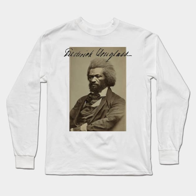 Frederick Douglass Long Sleeve T-Shirt by AbstractPlace